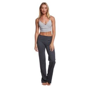 Prana Julia Straight Leg Yoga Pants Short Inseam Women’s Size Medium Dark Grey